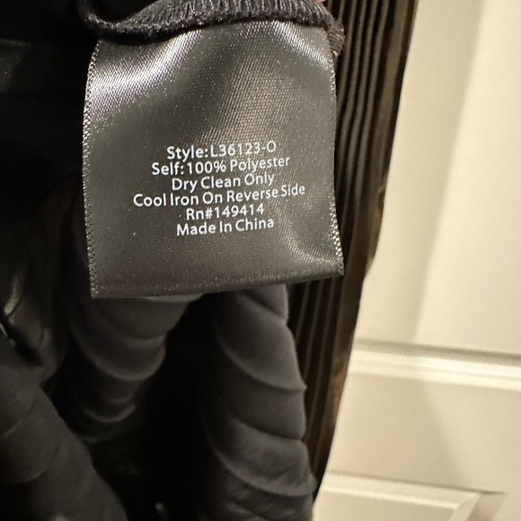 Johnny Was Gold Pleated Midi Dress - Picture 3 of 8